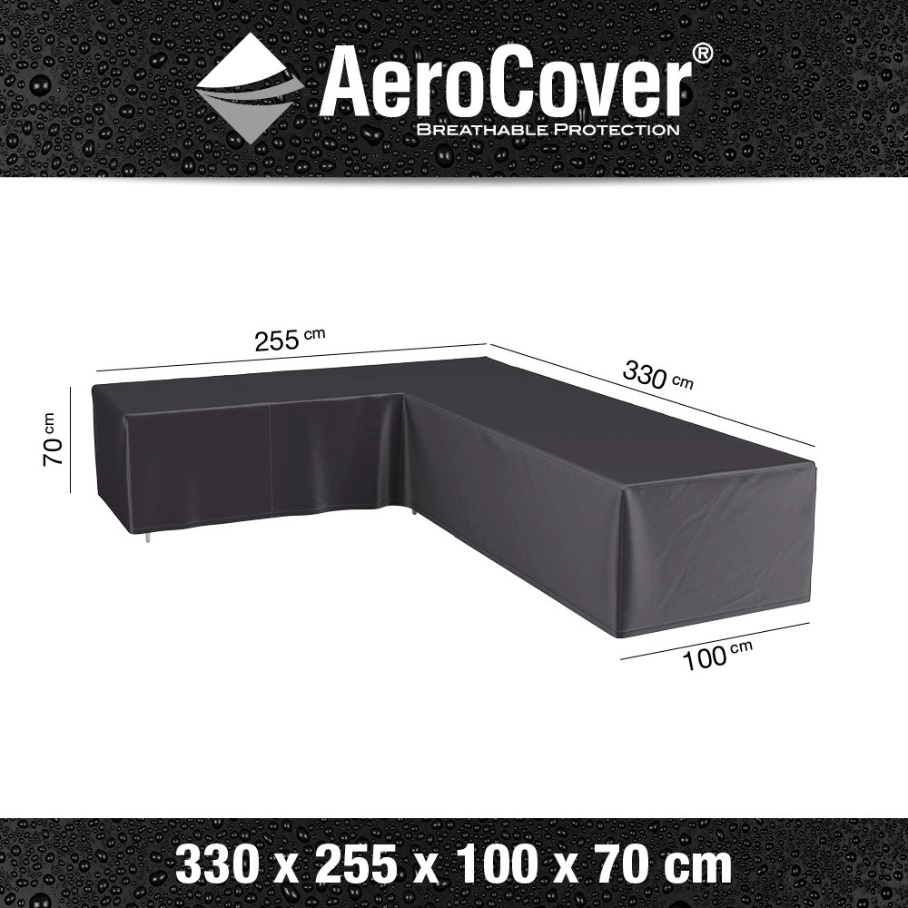 AeroCover Loungesethoes Hoekset Links 330 X 255 X 70 Cm 6 AeroCover Loungesethoes Hoekset Links 330 X 255 X 70 Cm - Afbeelding 4