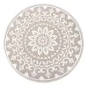 Buitenkleed Rond Mandala / Palm Design - ⌀ 150 Cm -Buitentuin Winkel buitenkleed rond mandala palm design 150 cm 1000x1000 646db12000027 l