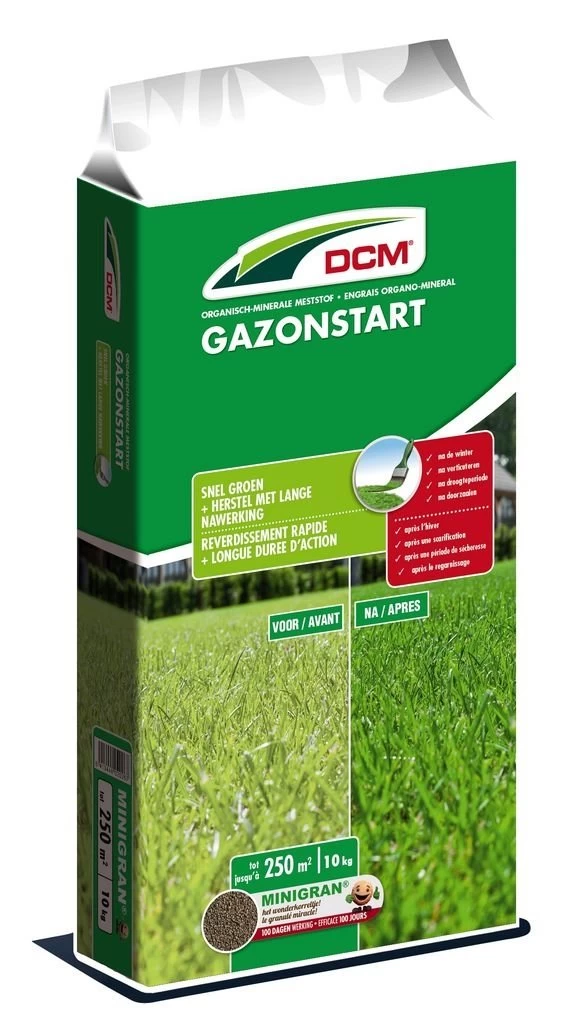 DCM Meststof Gazonstart (MG) (10 Kg) 3 DCM Meststof Gazonstart (MG) (10 Kg)