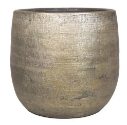 Floran Pot Mira D39 H36cm Industrieel Goud