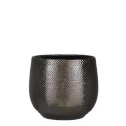 Gabriel Pot Rond Brons - H20xd25cm
