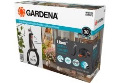 GARDENA Liano™ TapFix Slanghouder + 15 M Liano™ Textielslang