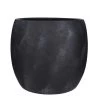 Lester Pot Rond Zwart Stone - H35xd38cm -Buitentuin Winkel lester pot rond zwart stone h35xd38cm 500x500 61dee08280515 l