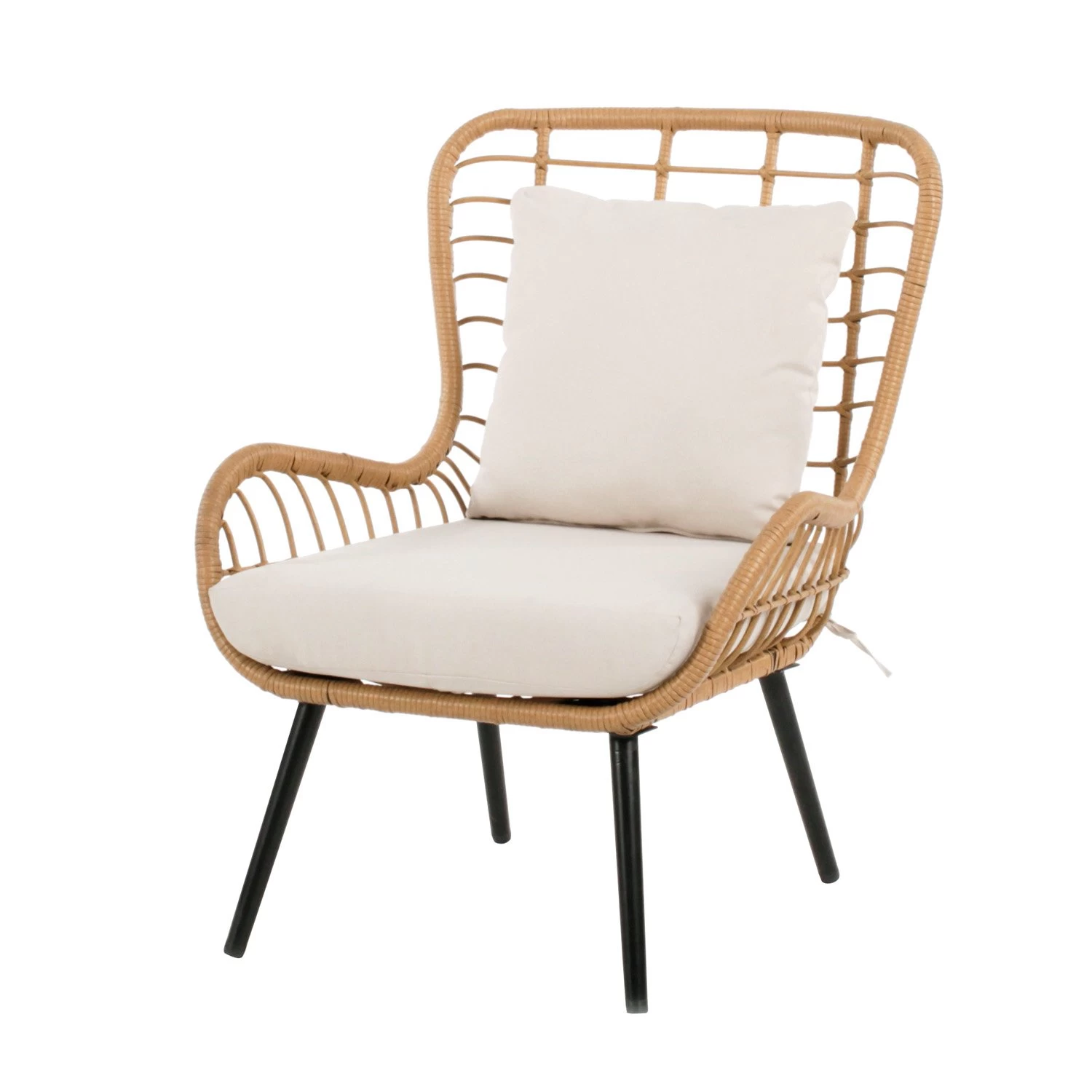 Royal Seasons COCOON Vlinderstoel Met Voetensteun Natural 4 Royal Seasons COCOON Vlinderstoel Met Voetensteun Natural - Afbeelding 2