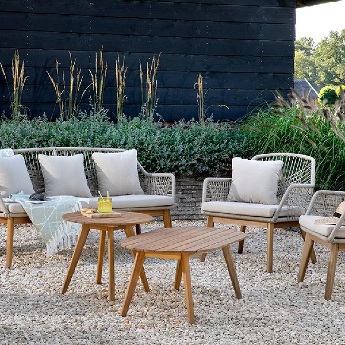 Seville Tuinstoel Beige - 72 X 74 X 80 Cm 6 Seville Tuinstoel Beige - 72 X 74 X 80 Cm - Afbeelding 4