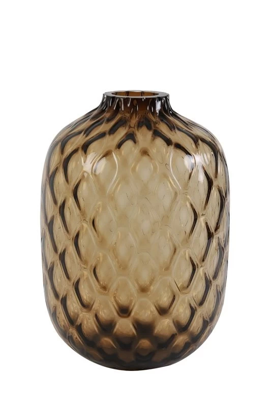 Vaas CARINO Bruin - 29 X 29 X 42 Cm 3 Vaas CARINO Bruin - 29 X 29 X 42 Cm