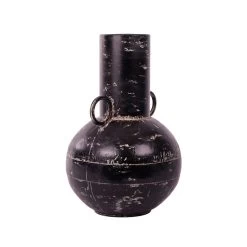 Vaas Metaal Vintage Black - H 41 X D 26 Cm -Buitentuin Winkel vaas metaal vintage black h 41 x d 26 cm 1000x1000 61a5f122a964b l